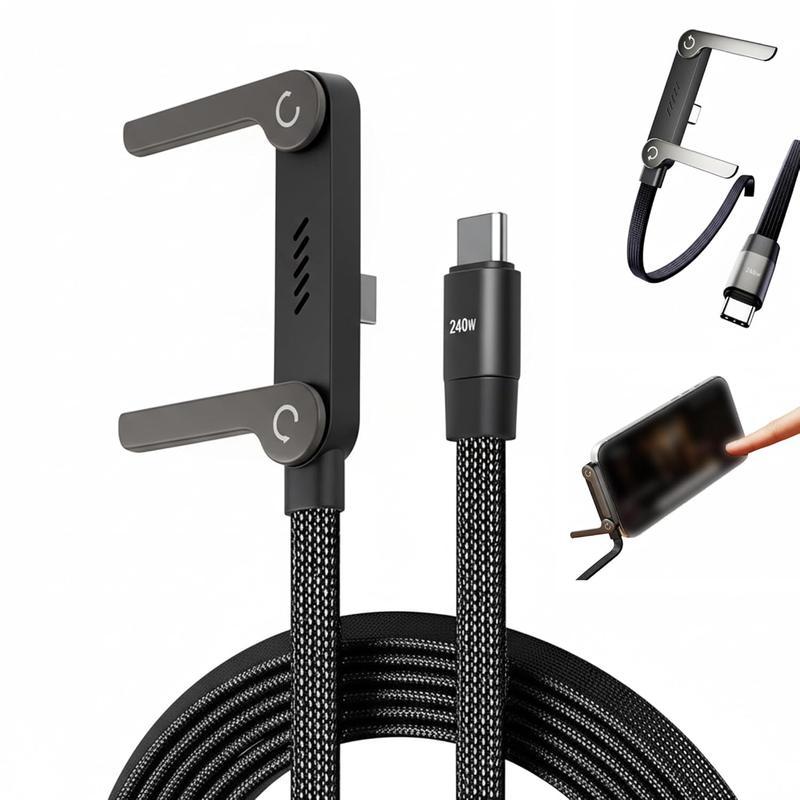 🔥Invisible Holder Charger Cable with Stand